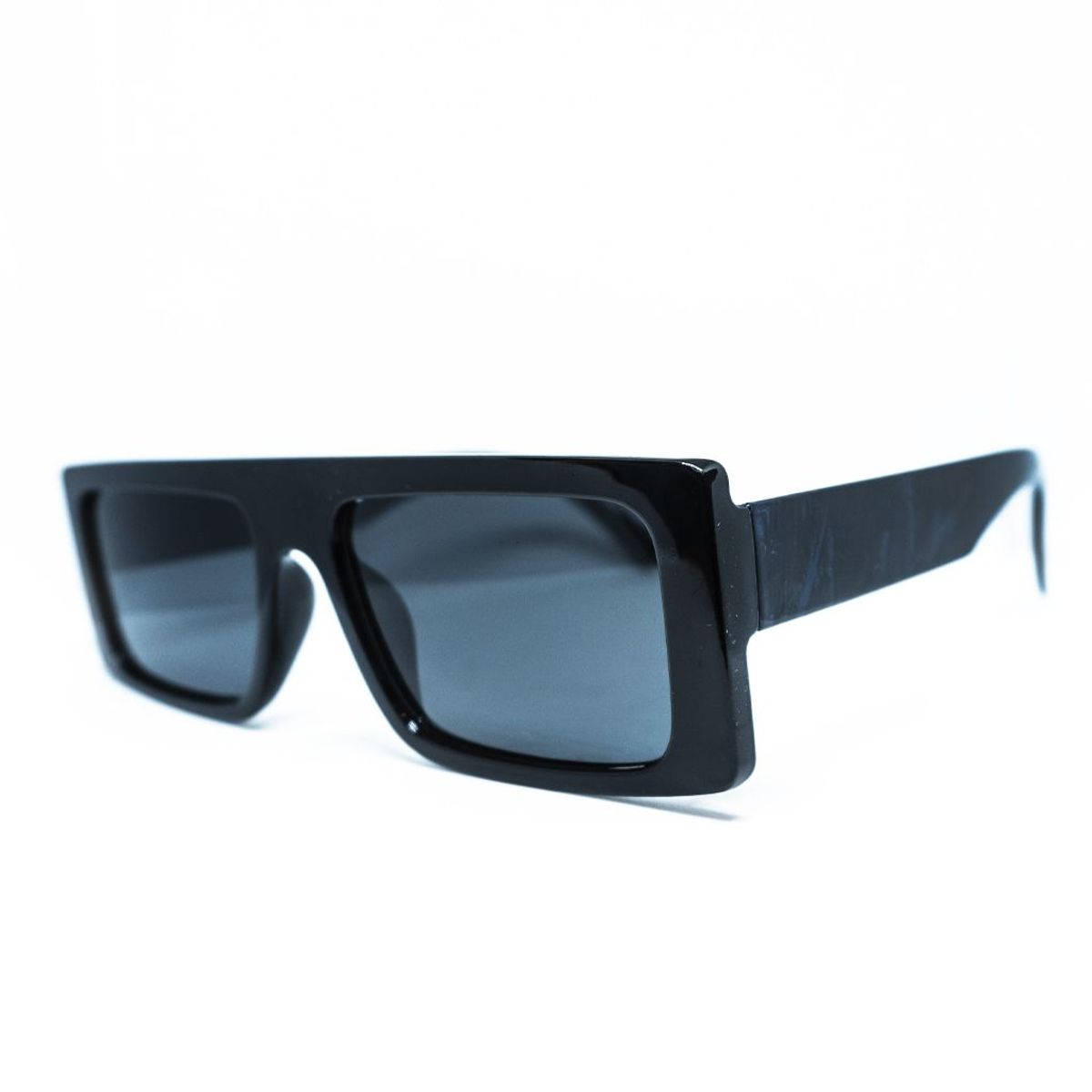 AT NIGHT SUNGLASSES - Gafas de sol At Night cuadradas vintage unisex Negro
