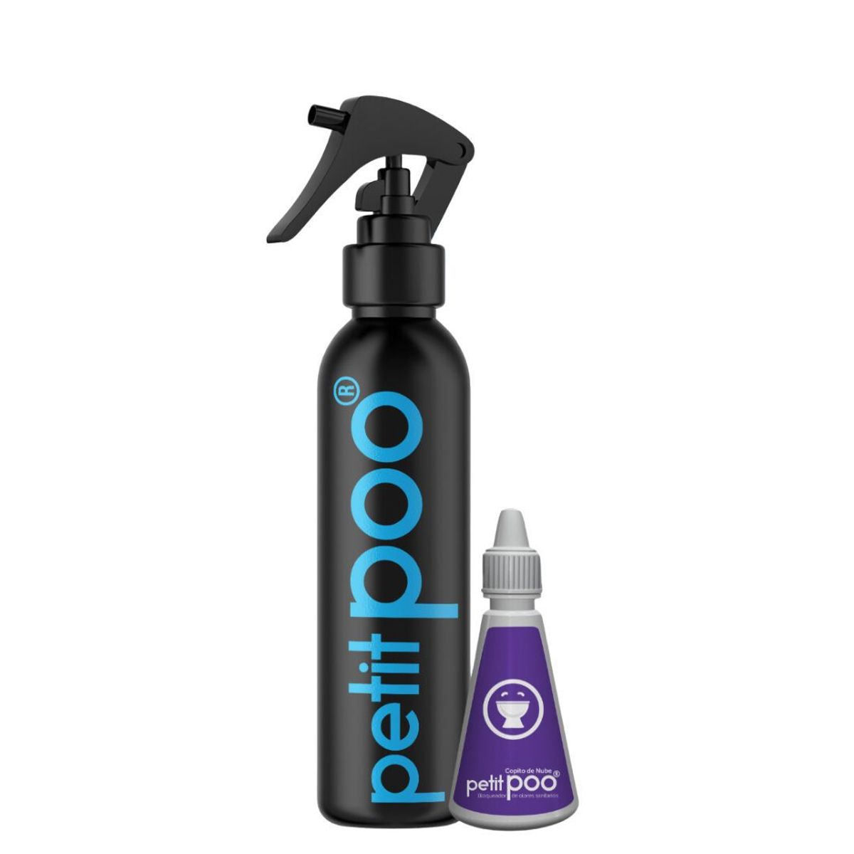 PETIT POO - Eliminador de Olores Bloqueador Gotas Baño Kit