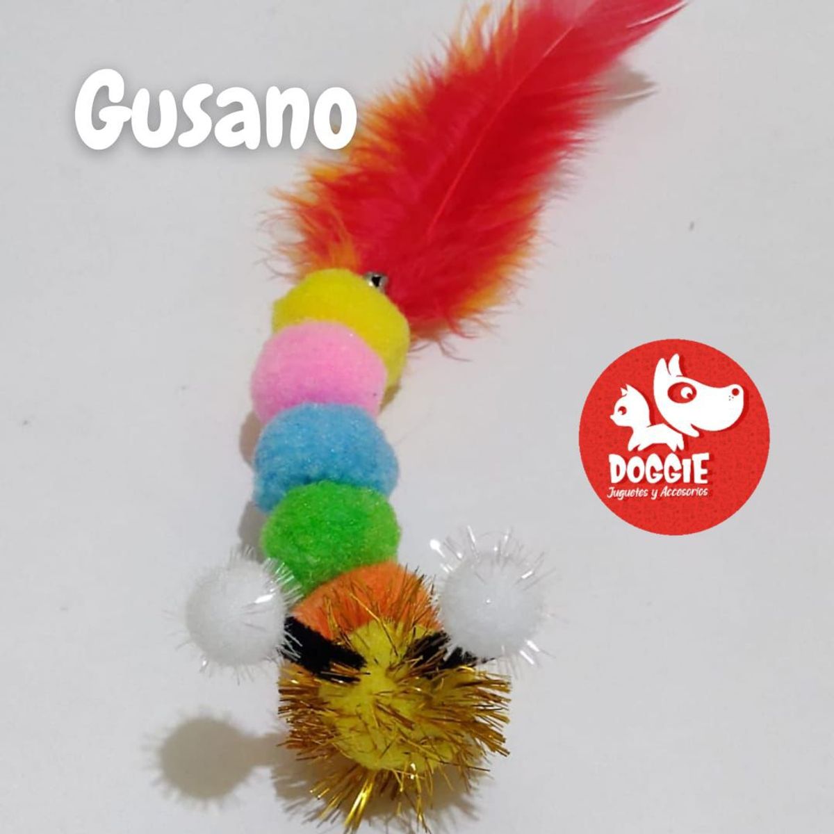GENERICO - JUGUETE PARA GATOS - GUSANO DOGGIE