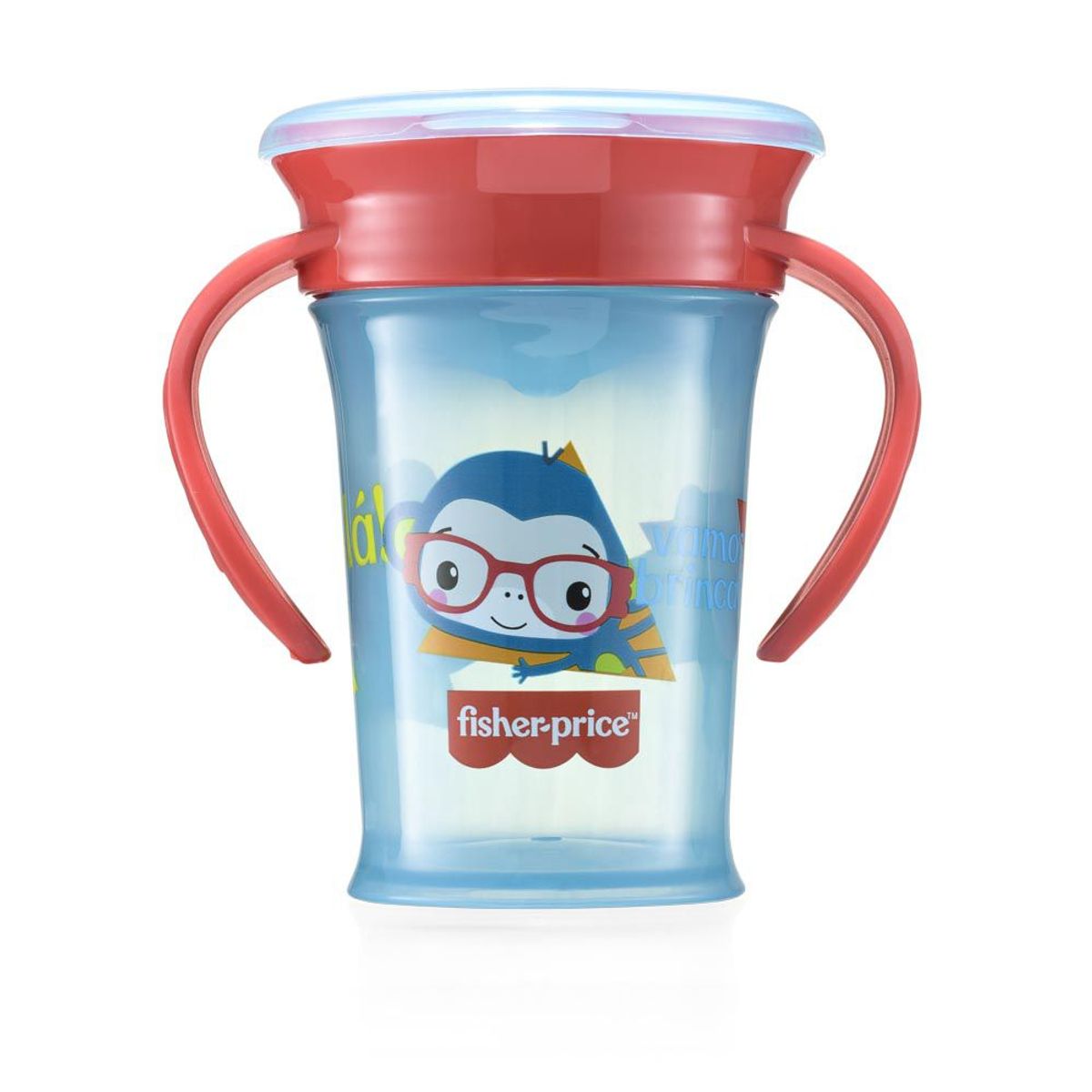 FISHER PRICE - VASO DE ENTRENAMIENTO ANTIDERRAME 360 AZUL