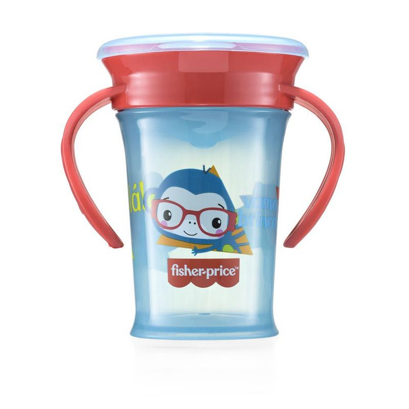 FISHER PRICE - VASO DE ENTRENAMIENTO ANTIDERRAME 360 AZUL