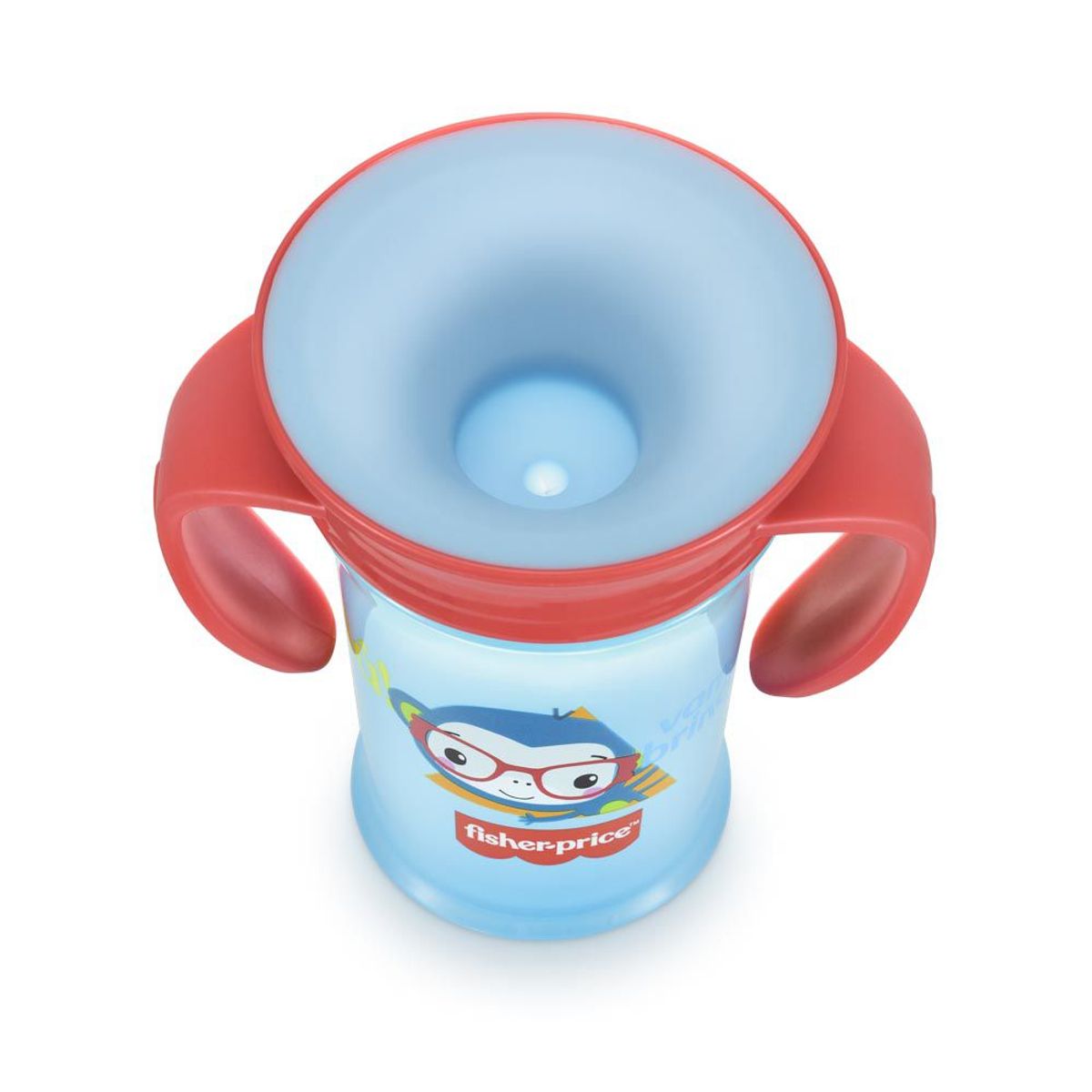 FISHER PRICE - VASO DE ENTRENAMIENTO ANTIDERRAME 360 AZUL