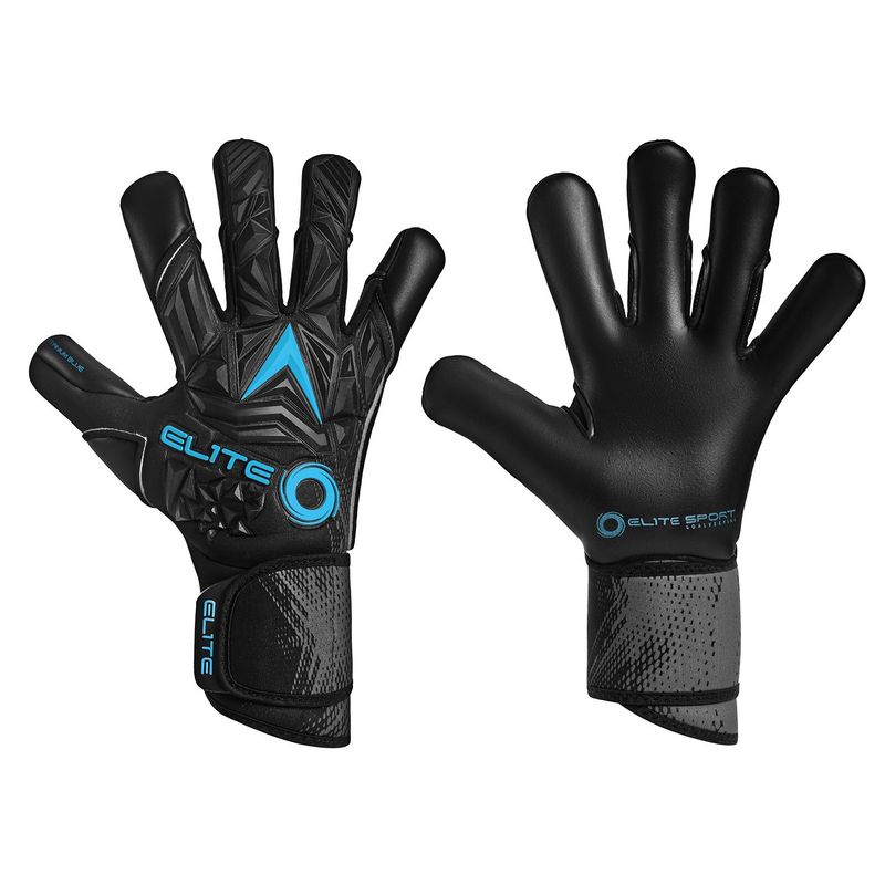 ELITE SPORT - Guantes para portero Elite Titanium Blue Talla 11.