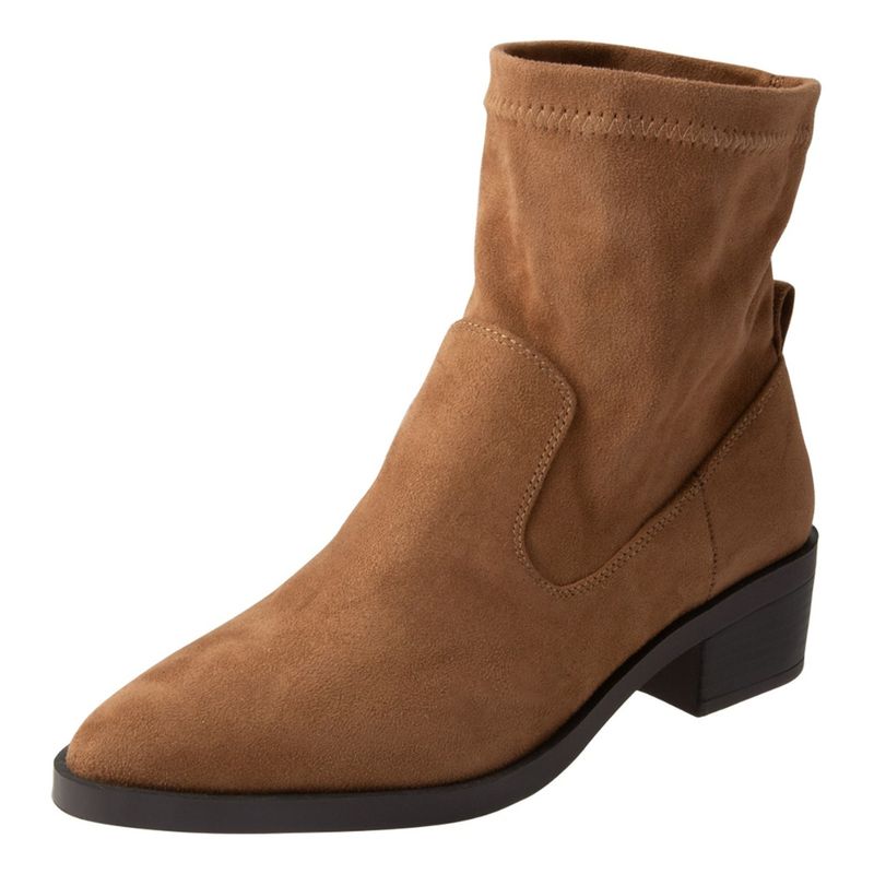 COMFORT PLUS - Botines Bumble Con Tacón Para Mujer Comfort Plus Payless Bronceado