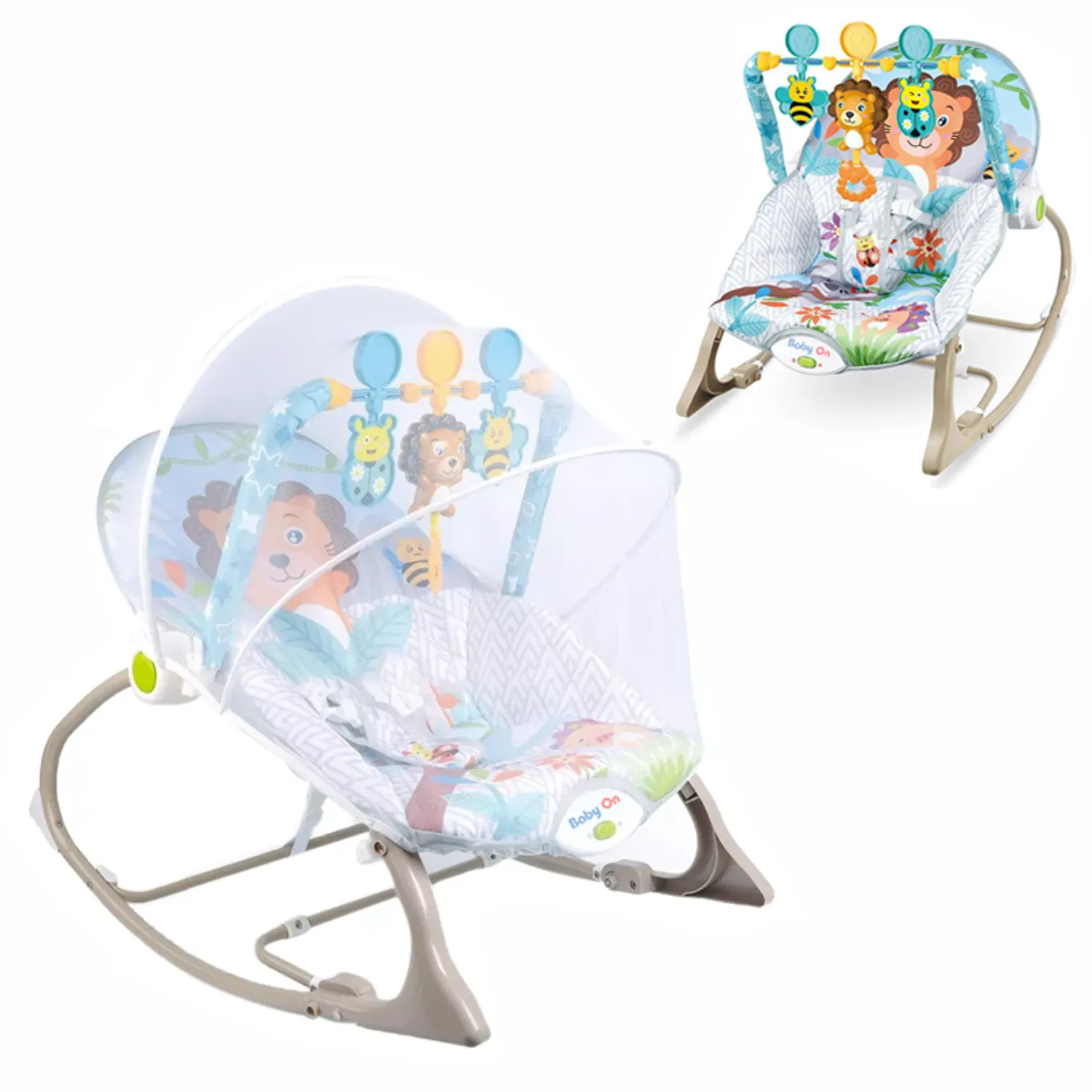 Silla mecedoravibradora y musical $109.900