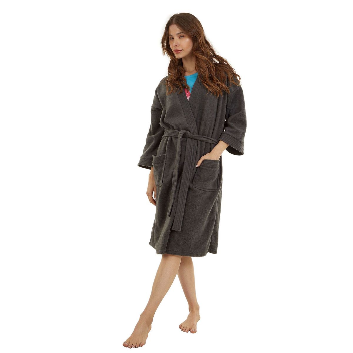 SANTANA - Levantadora Mujer Polar Santana Gris Oscuro