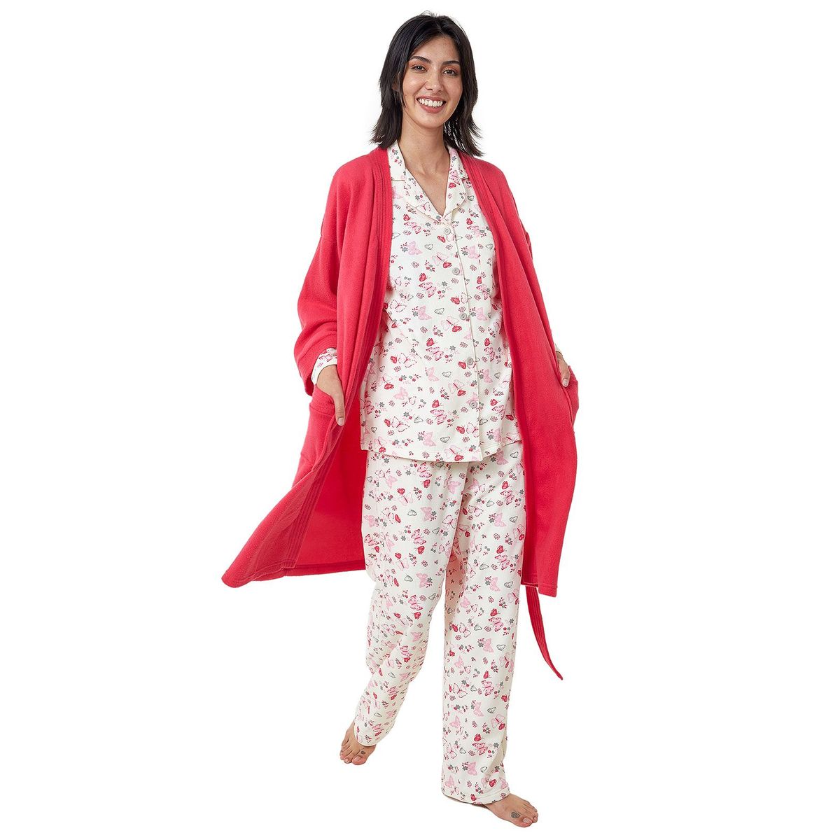 SANTANA - Levantadora Mujer Polar Santana Fucsia