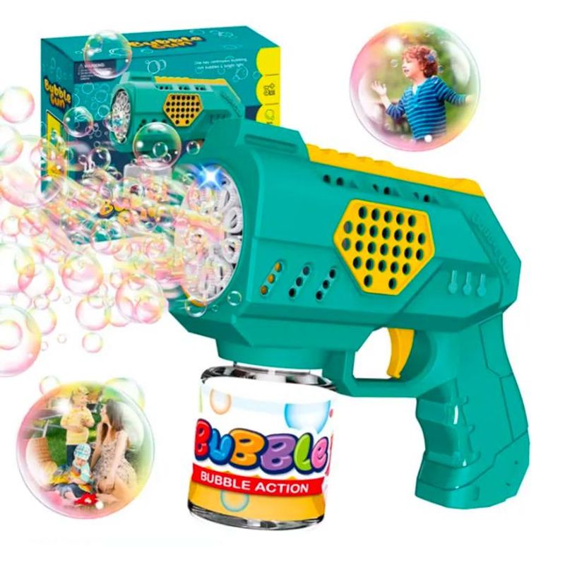 GENERICO - Pistola Maquina De Burbujas Juguete Niños Colores…