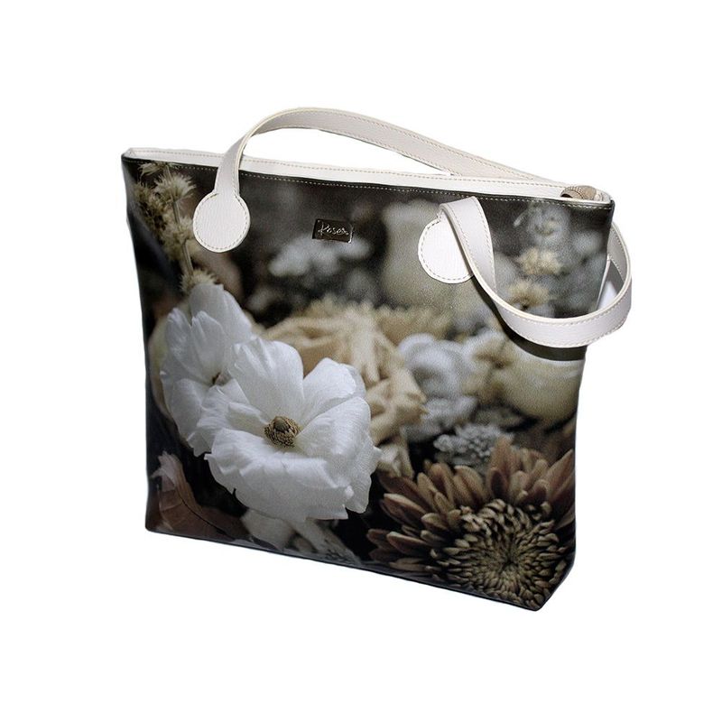 ROSE - Bolso cartera de mujer  color beige marca ROSE