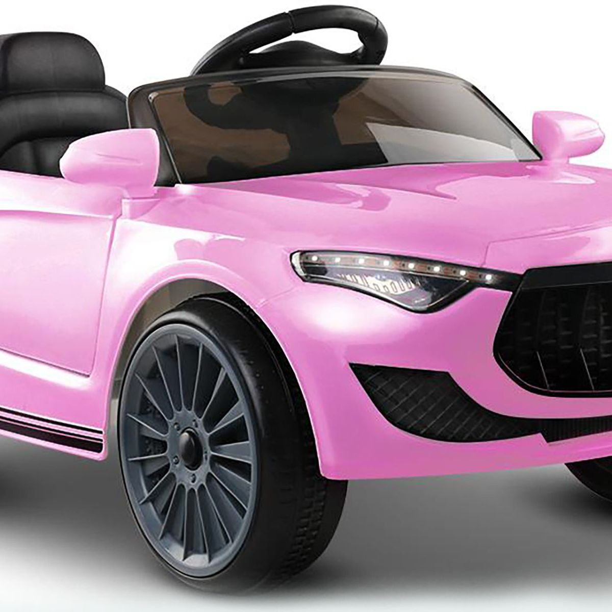 BEBESUNITA - Carro Electrico Style Maserati Recargable 12v Control Rosado