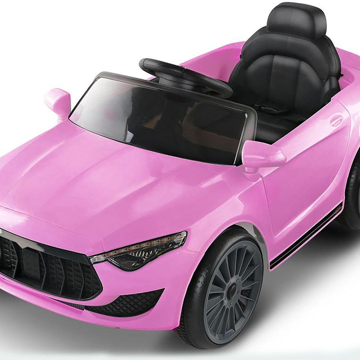 BEBESUNITA - Carro Electrico Niños Maserati Recargable 12v Ctrol - Rosado