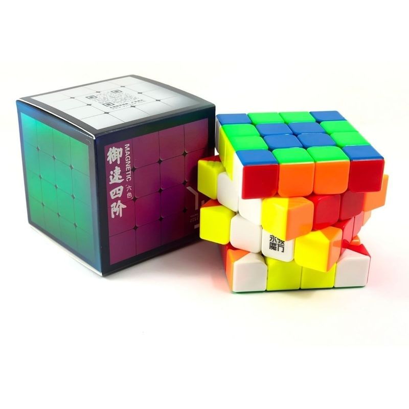 YJ - Cubo Rubik 4x4 Yusu Magnetico YJ Moyu Speed Cube Profesional
