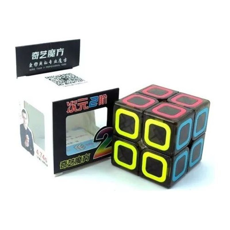 QIYI - Cubo Rubik Cobra 2x2 Ciyuan Qiyi Mofangge Speedcube Tiled