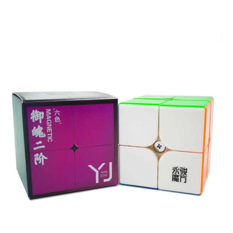 YJ - Cubo Rubik Yupo 2x2 Magnético Moyu Yj Profesional Velocidad