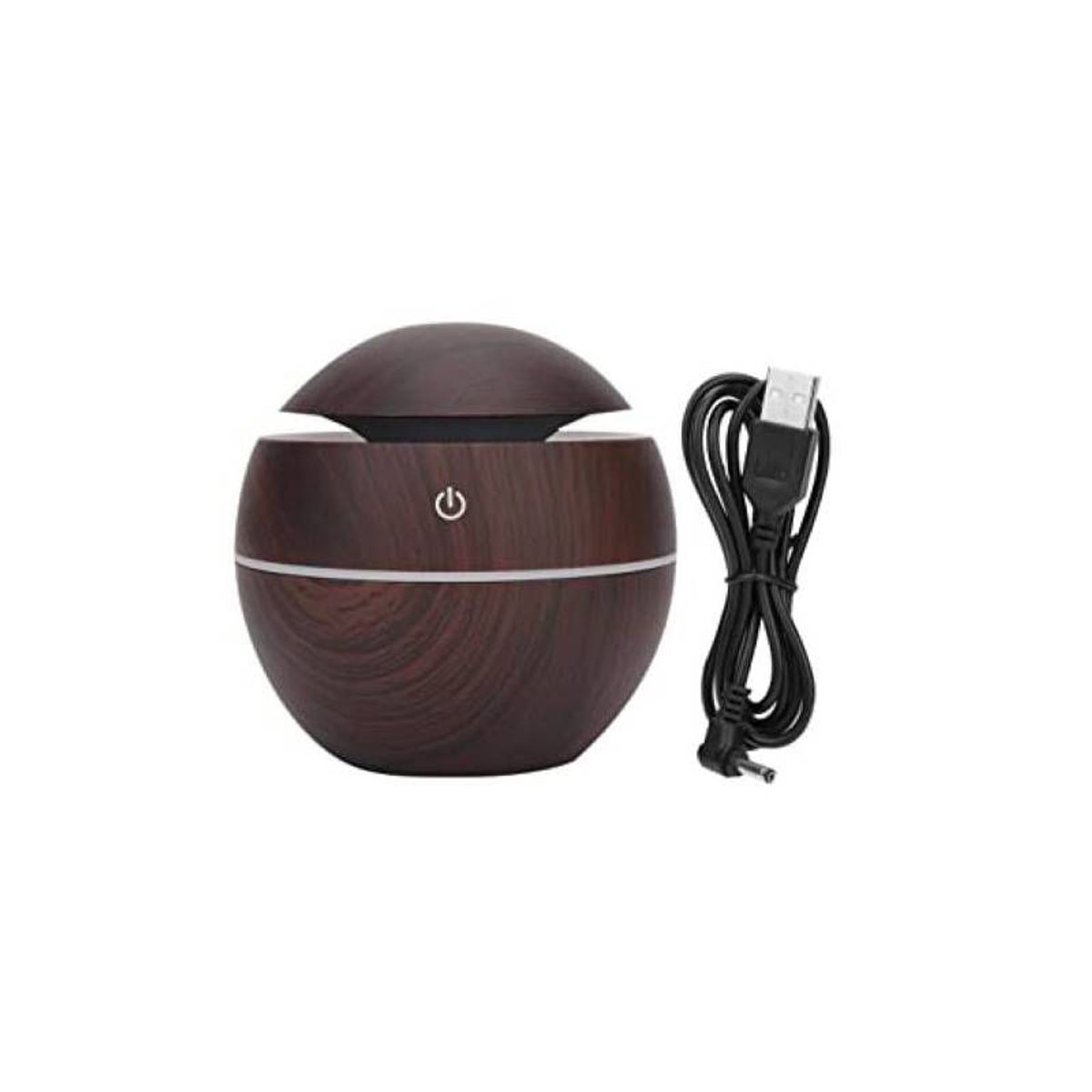 GENERICO - Difusor De Aroma Usb 130ml Ultrasonico Humidificador Redondo