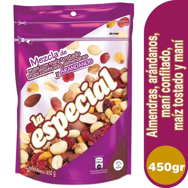 LA ESPECIAL - Mezcla La Especial Mani Y Arandano X 450G