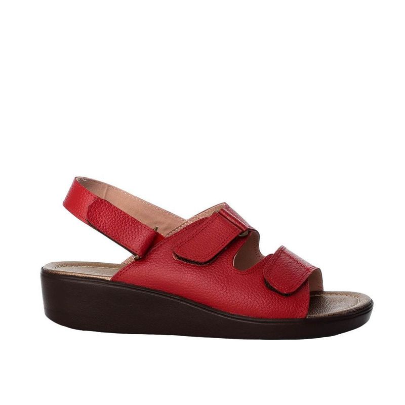 ZAVATTY - Plataforma baja para mujer H-BELEN ROJO CUERO ZAVATTY