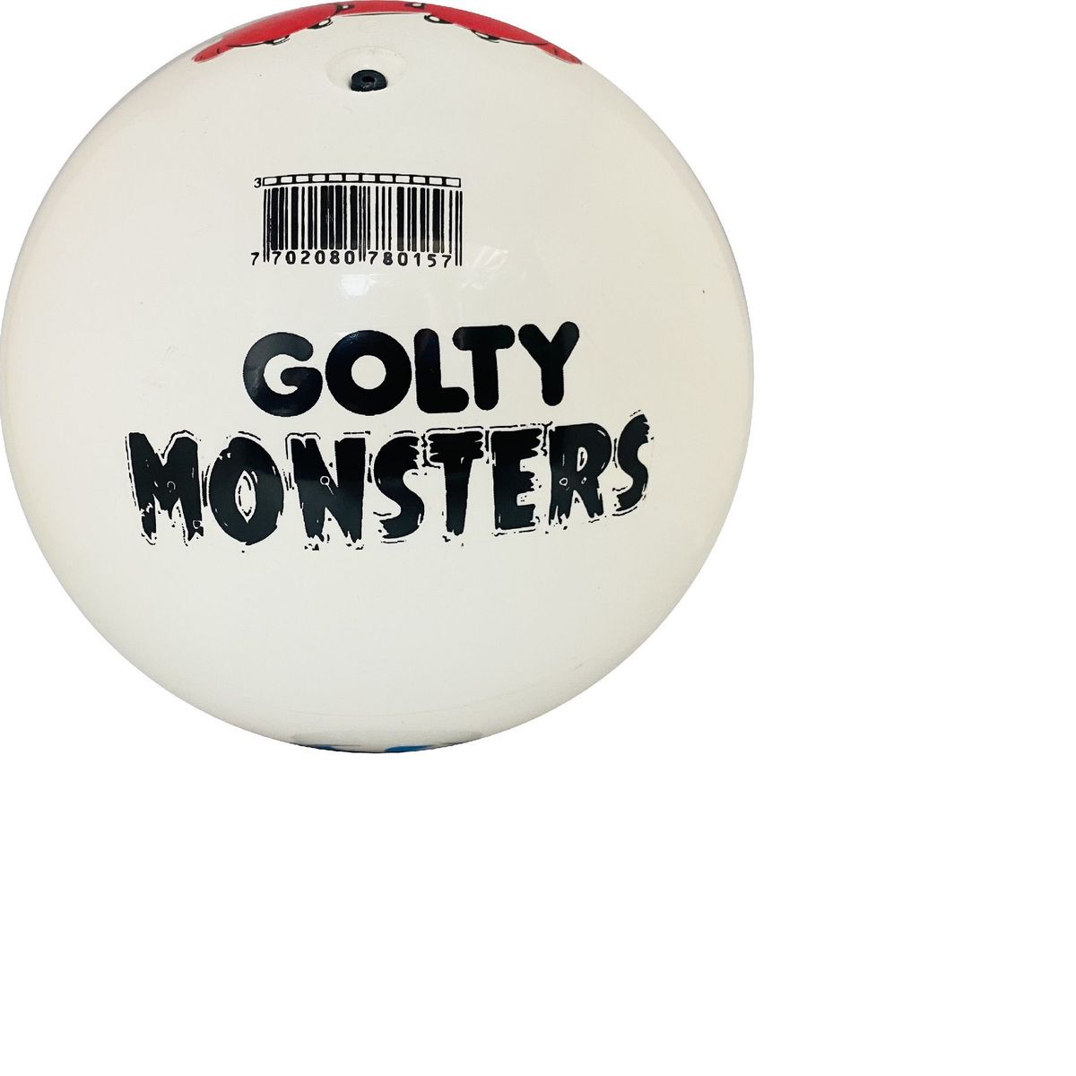 GOLTY - Pelota De Caucho Golty Niko Monsters En Pvc Juguete Niños Blanco