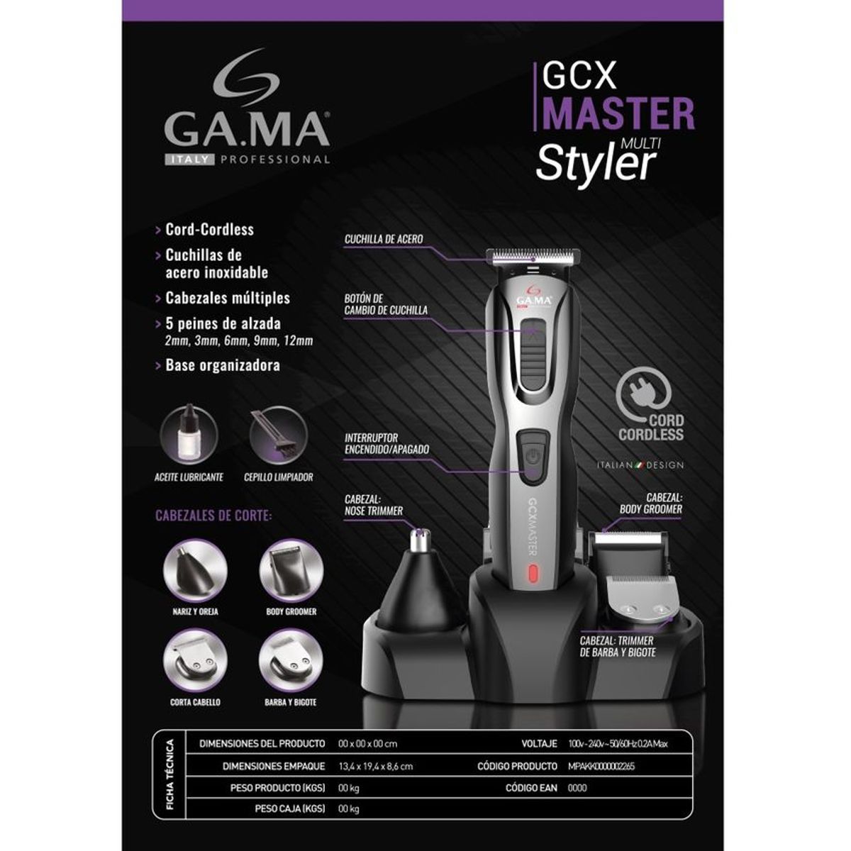 GAMA - Clipper ga.ma gcx master 110v