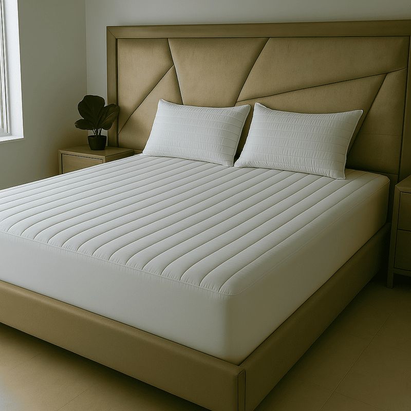 NUBEFLEX - Protector De Colchón 120x190cm Acolchado Semidoble Nubeflex