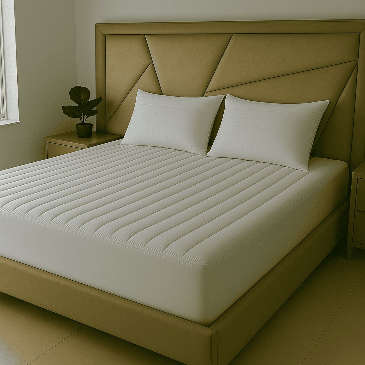 NUBEFLEX - Protector De Colchón 100x190cm Acolchado Sencillo Nubeflex