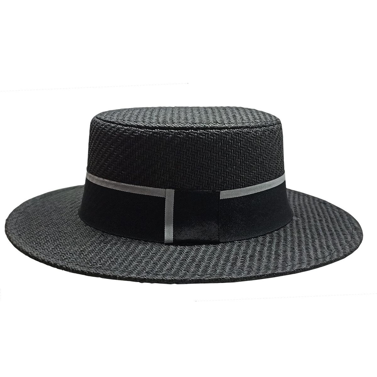 VELBROS - Pava Sombrero Mujer Dama Playa Cordobes Sol Gorro Fedora Uv - Negro