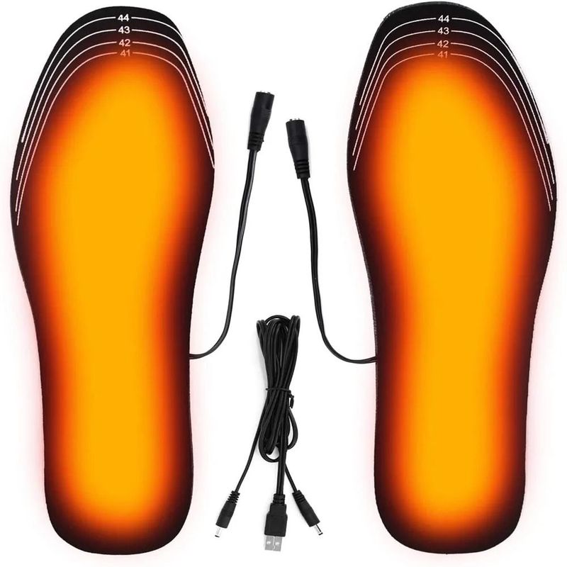 GENERICO - Plantillas de calefaccion USB almohadilla termica pies FK23C-6