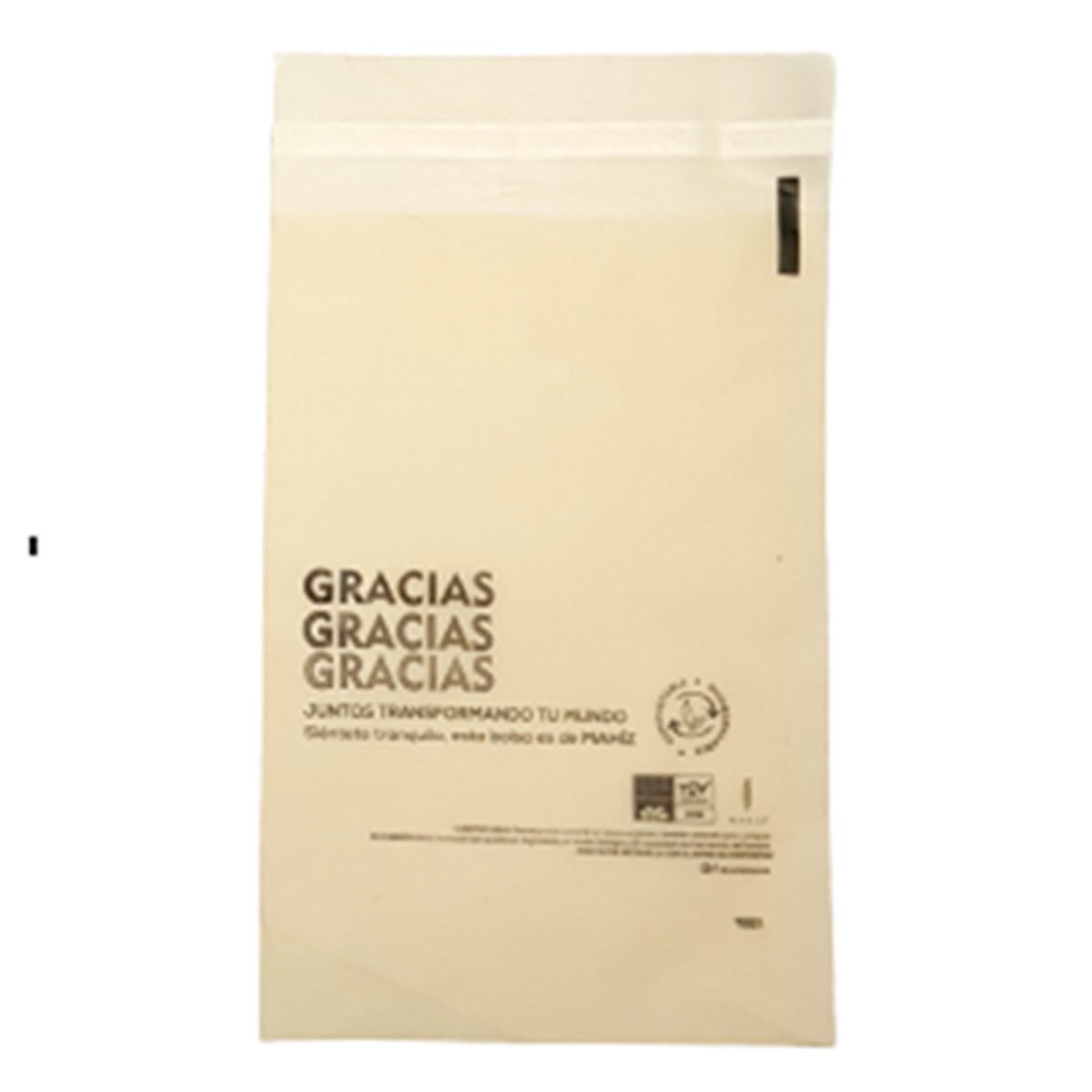 GENERICO - Bolsa de Maíz Para Envíos - Pequeña Beige (17x26cm) x 50 Unidades