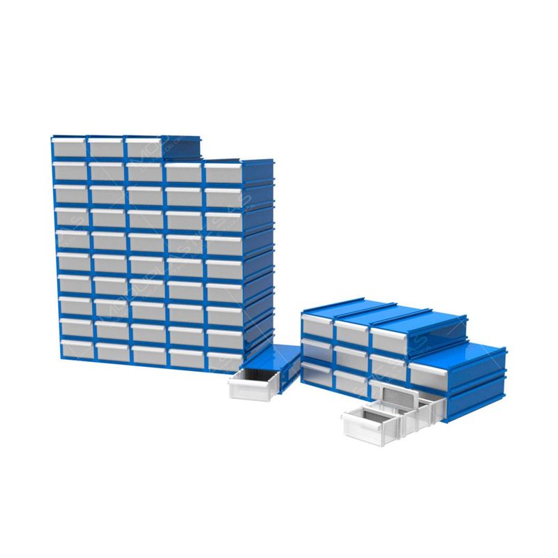 GENERICO - x12 Gavetero Modular Plástico Organizador pequeñas piezas