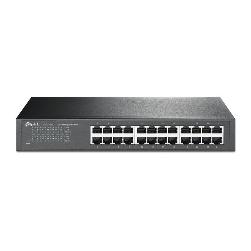 TP LINK - Switch Escritorio/rack 24 Puertos Gigabit Tl-sg1024d Tp-link