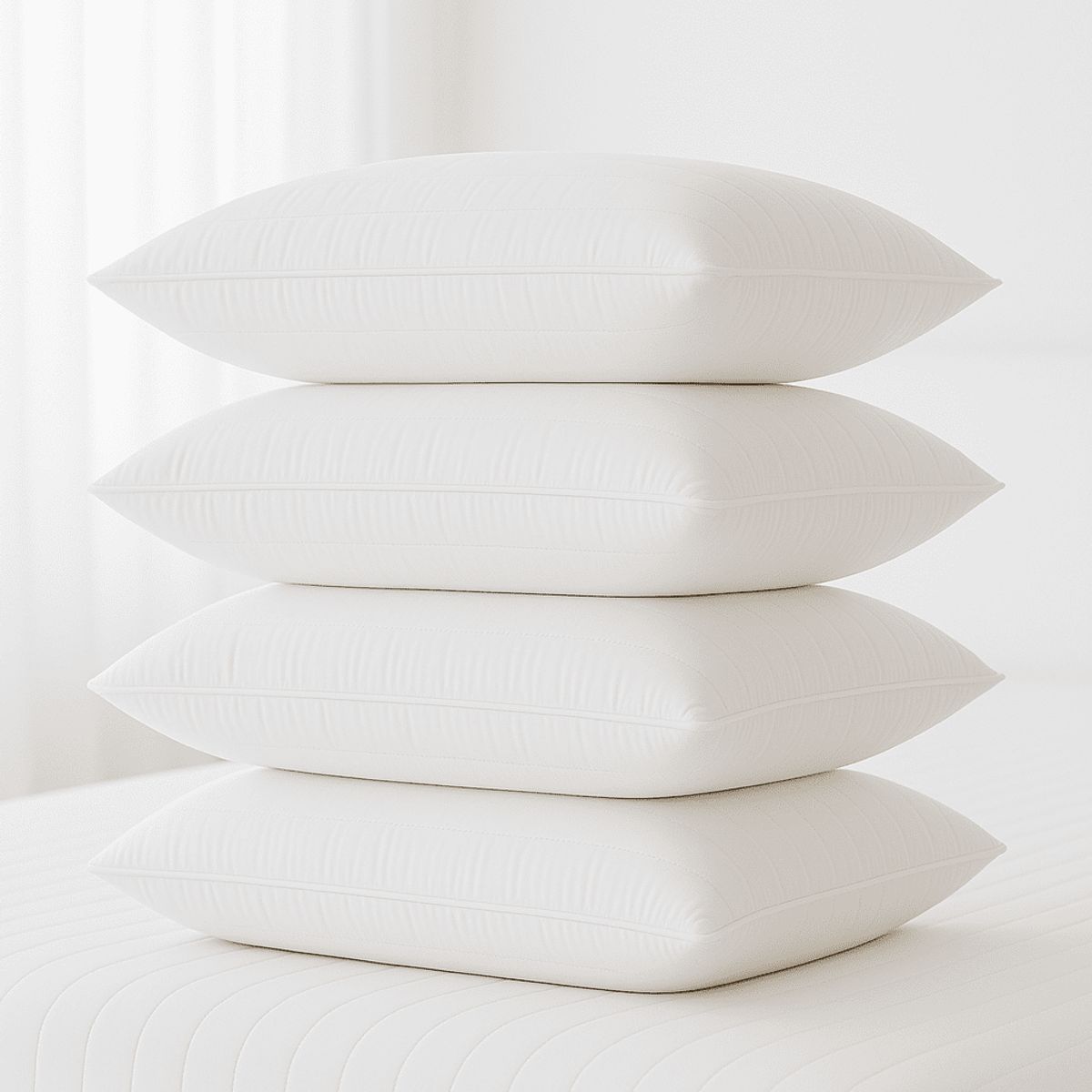 NUBEFLEX - ¡COMBO X4 Almohadas Acolchadas 50x70 cm Nubeflex Paga 3 lleva 4