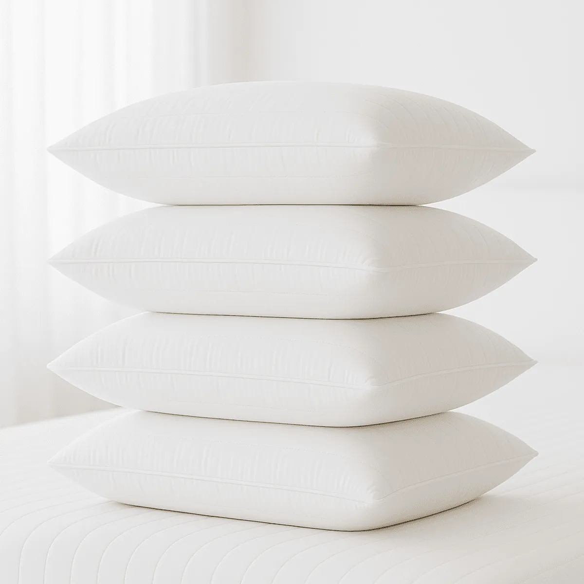 NUBEFLEX - ¡COMBO X4 Almohadas Acolchadas 40x60 cm Nubeflex Paga 3 lleva 4