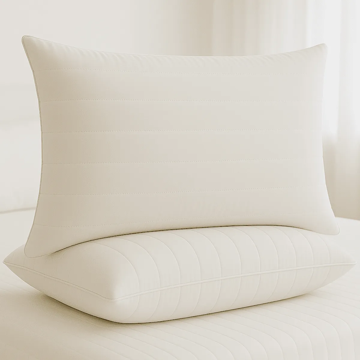 NUBEFLEX - ¡COMBO X4 Almohadas Acolchadas 40x60 cm Nubeflex Paga 3 lleva 4