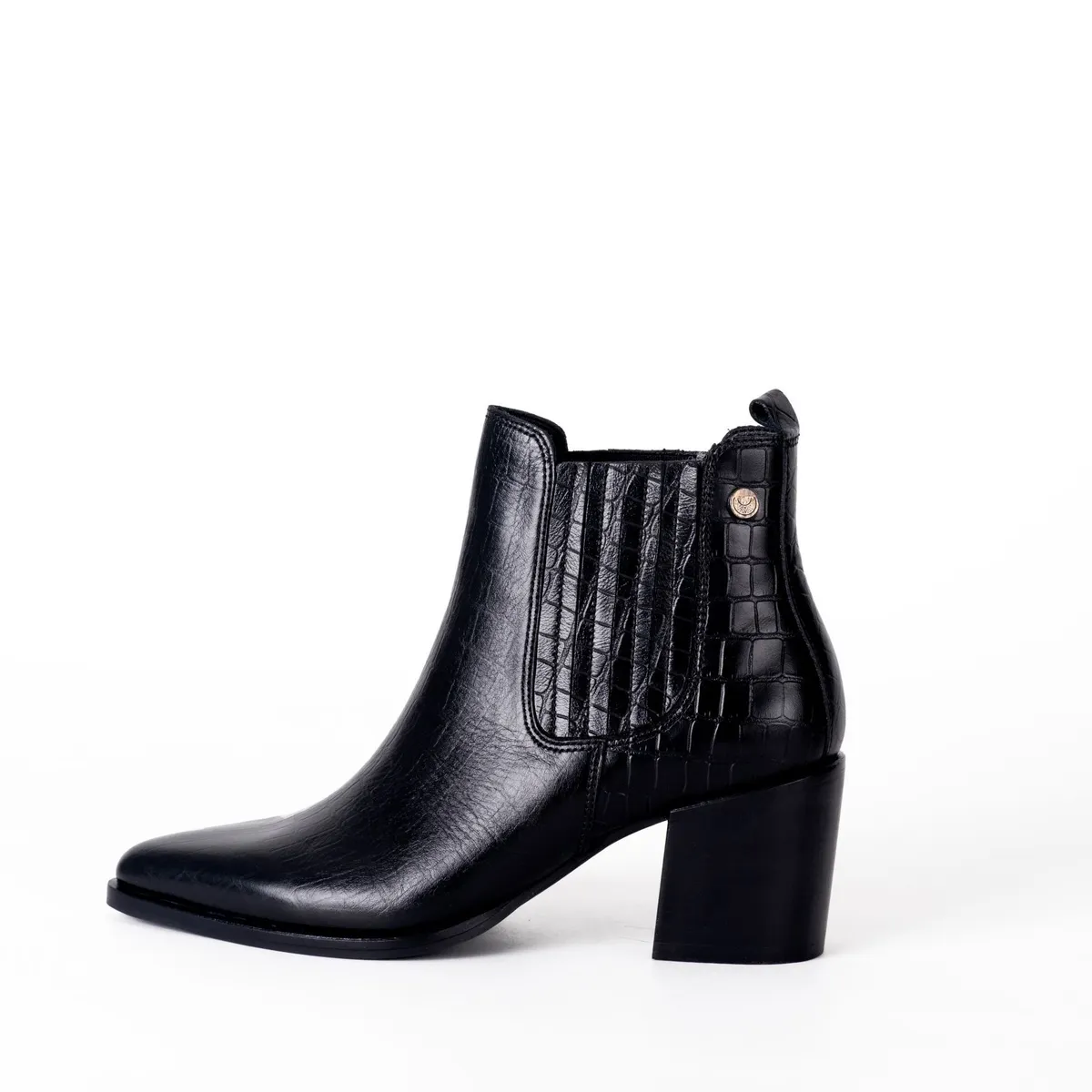 STIVALI - BOTIN LISBOA CROCO NEGRO