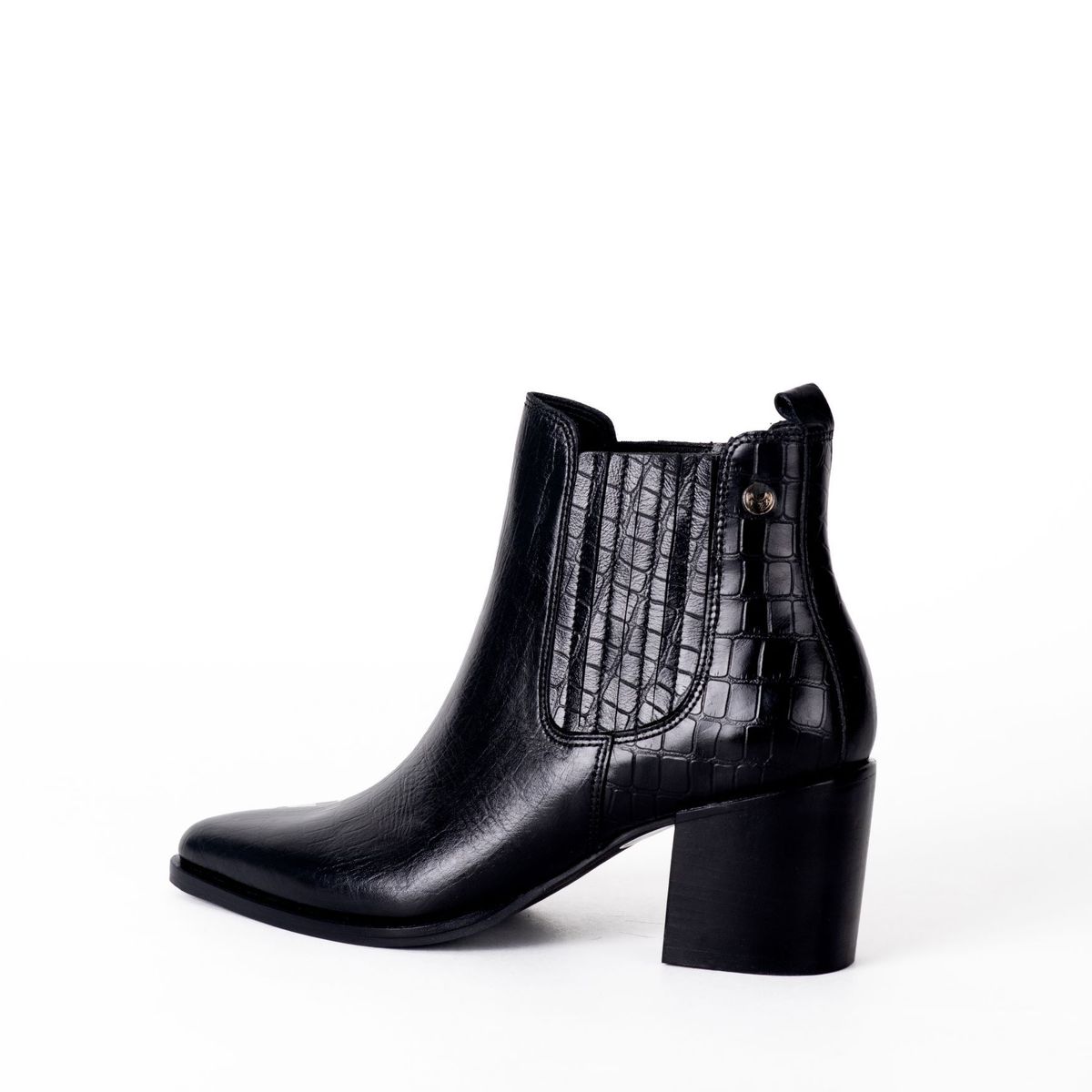 STIVALI - BOTIN LISBOA CROCO NEGRO