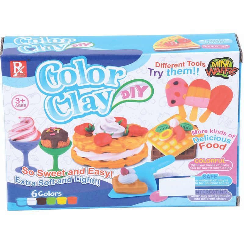 JUGUETELANDIA - PLASTILINA FABRICA DE WAFFLES CAJA