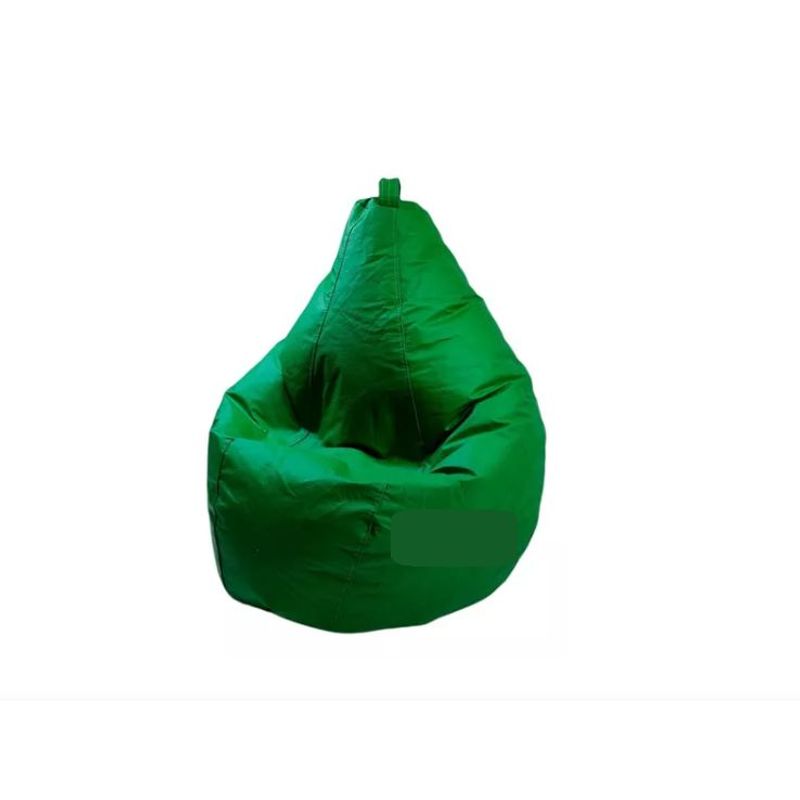 GENERICO - Puff Pera Silla Extra Grande XL Lona Impermeable verde