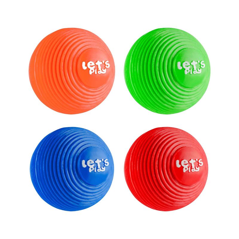 ENERGY PLUS - 4 Juguetes Perros Pelota
