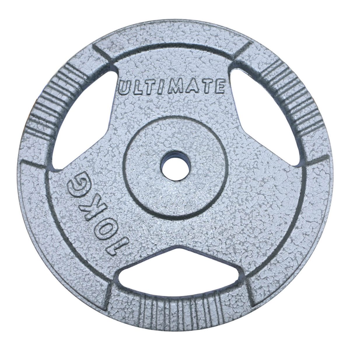 ULTIMATE FITNESS - Disco Acero con Agarres 10 kg