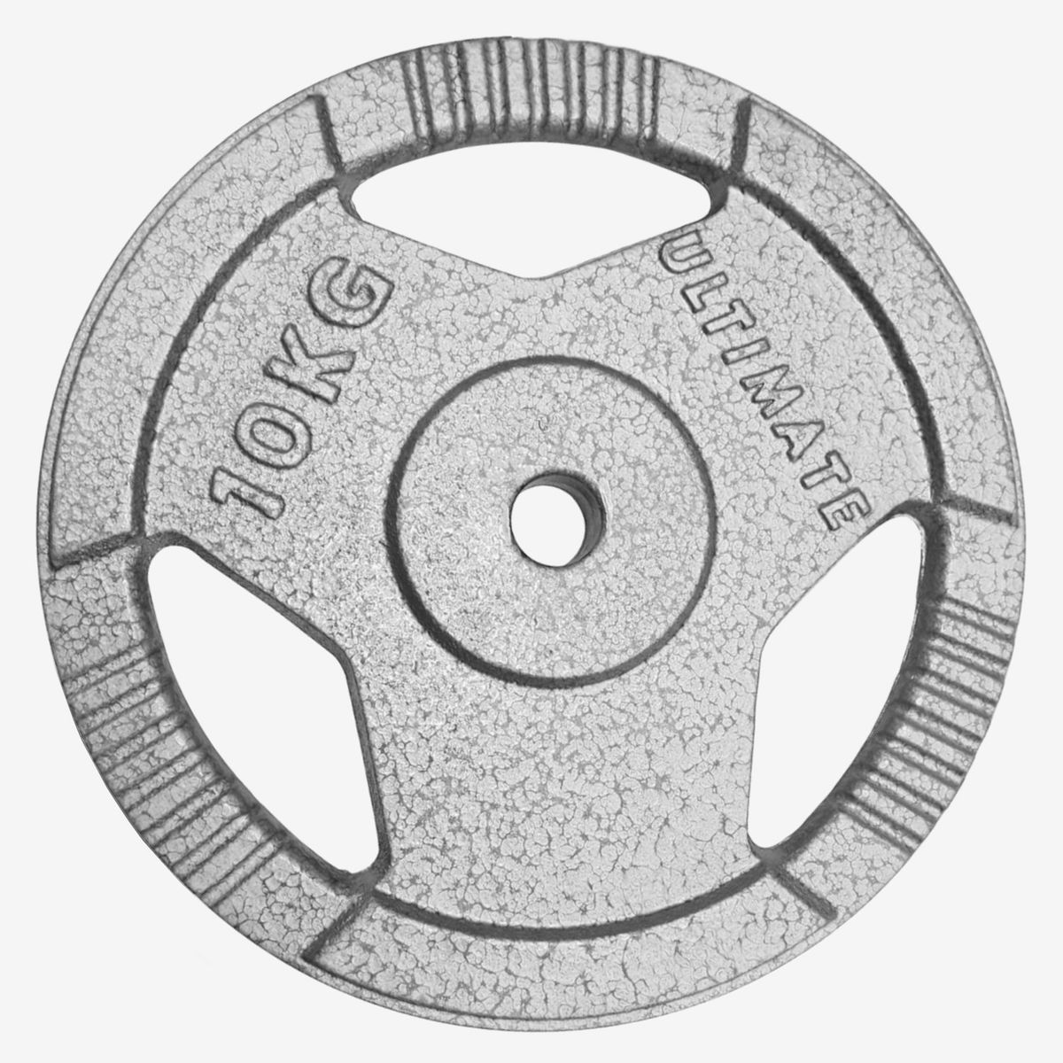 ULTIMATE FITNESS - Disco Acero con Agarres 10 kg
