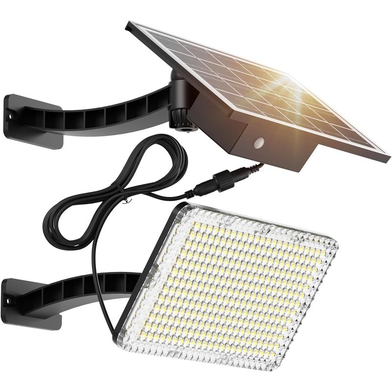 GENERICO - Lámpara Solar 48 Luces Solares De Pared Al Aire Libre