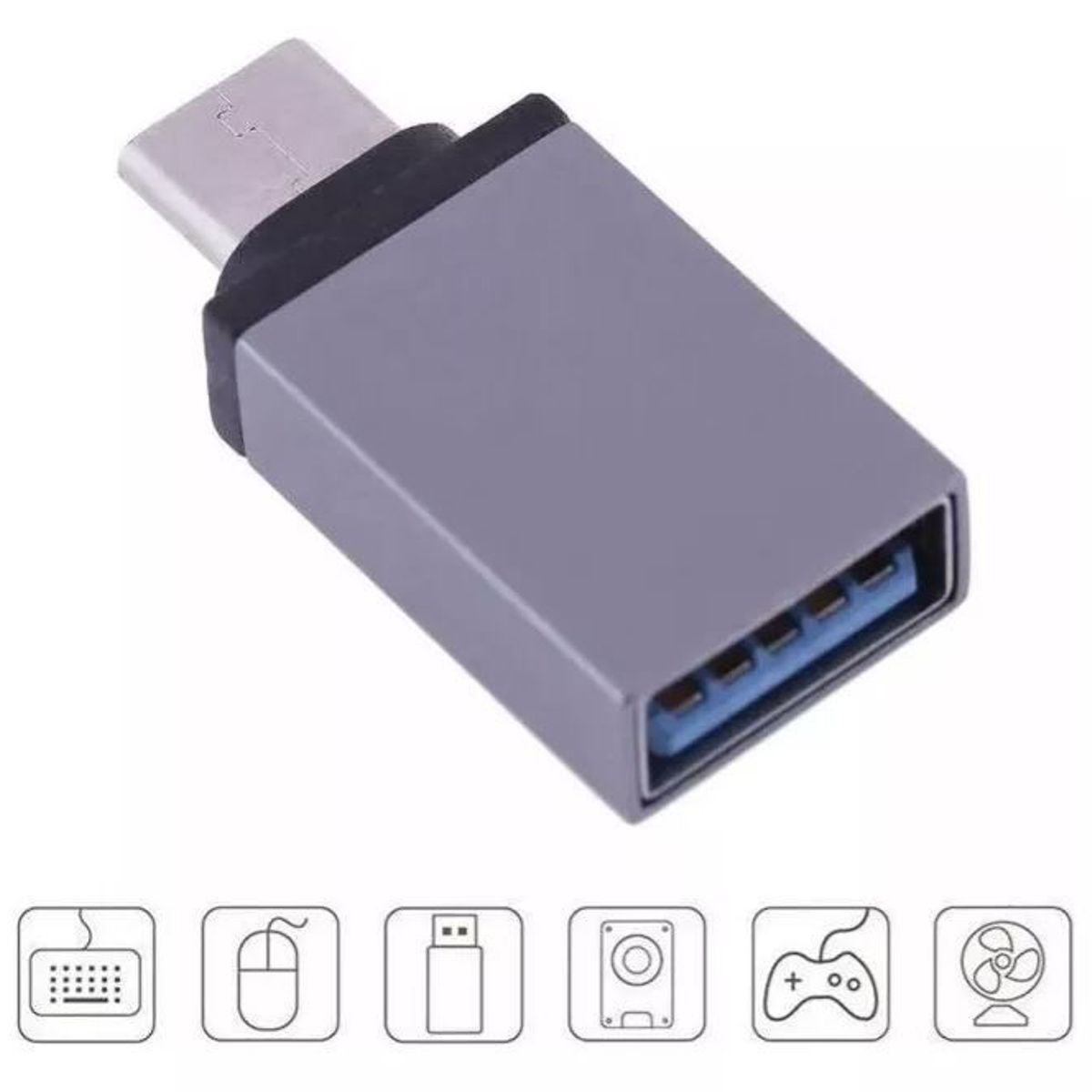 SHEN HUANG - Convertidor Otg Tipo C A Usb Velocidad 3.0 Metálico
