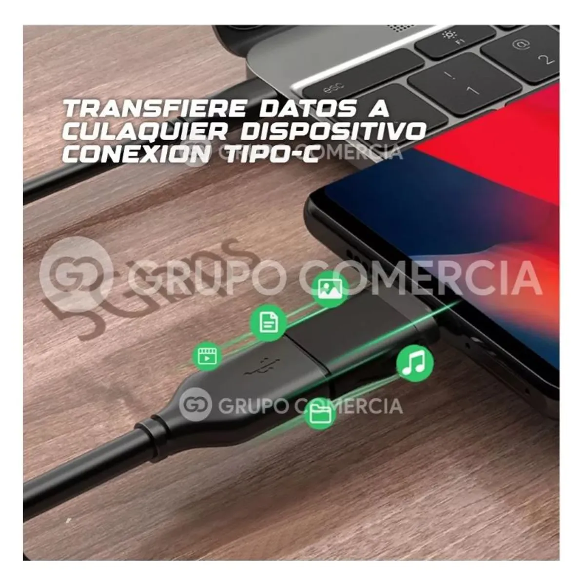 SHEN HUANG - Convertidor Otg Tipo C A Usb Velocidad 3.0 Metálico