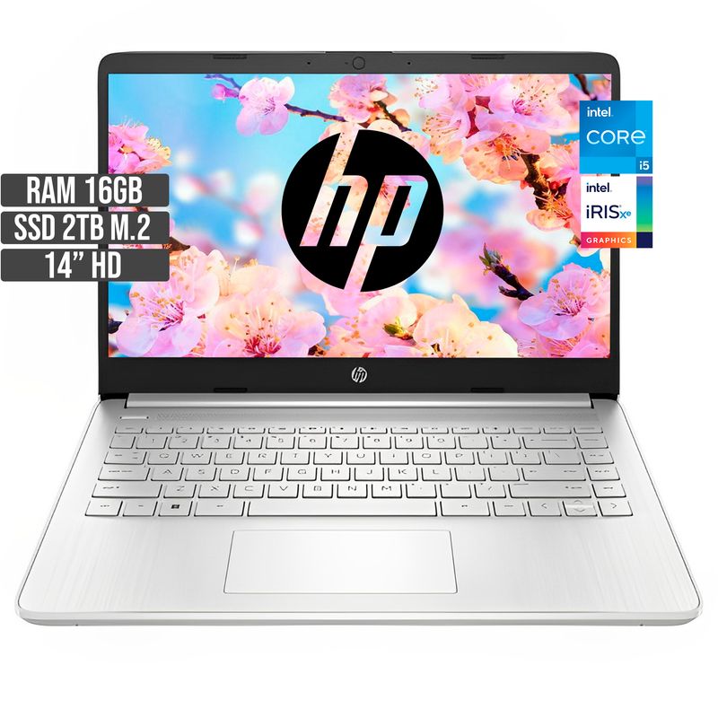 HP - Portátil HP Intel Core i5-1235U 16GB RAM SSD 2TB 14" HD