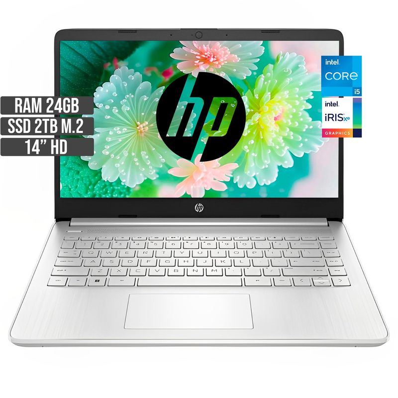 HP - PORTATIL HP INTEL CORE I5-1235U SSD 2TB RAM 24GB LED 14 HD