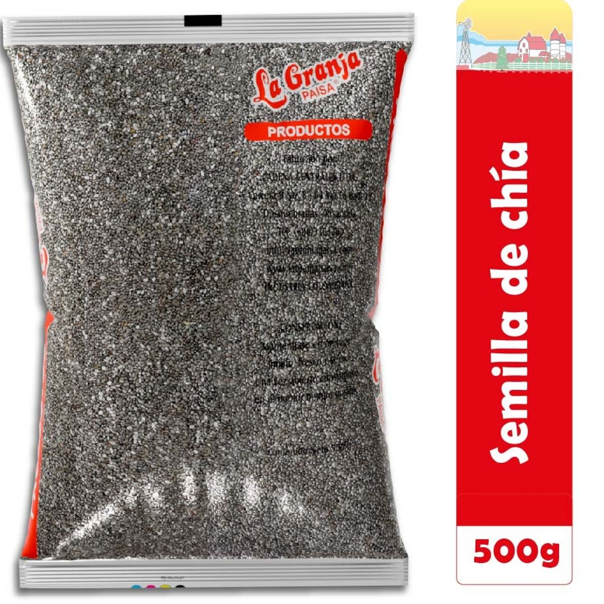 LA GRANJA PAISA - Semilla de Chía 500g