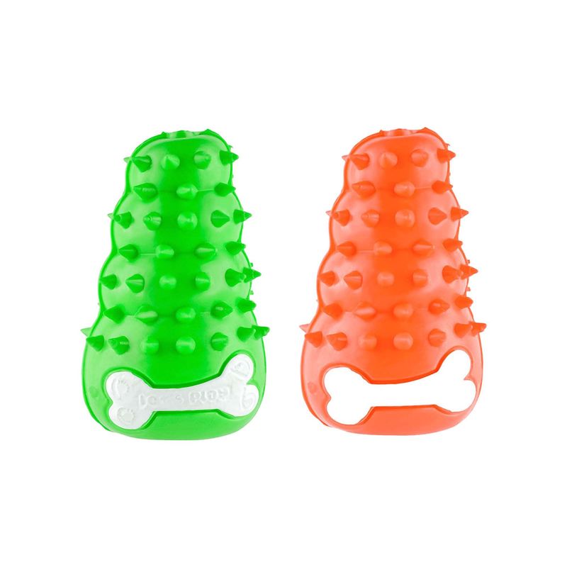 ENERGY PLUS - 2 Kong: Juguete Dispensador Perros Naranja Verde