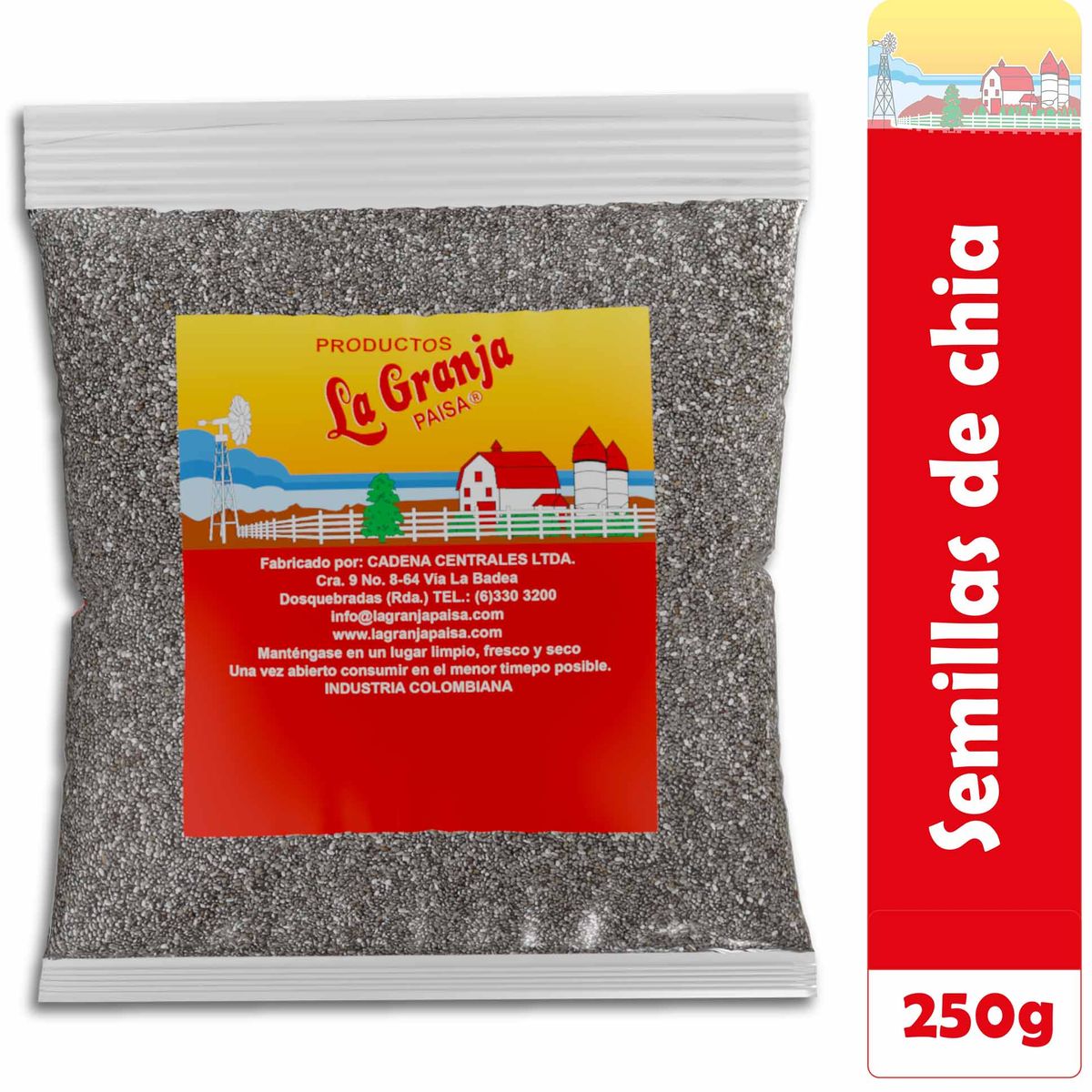 LA GRANJA PAISA - Semilla de Chía 250g