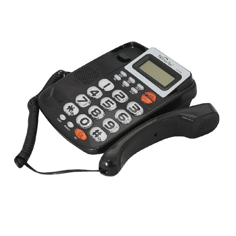 NANOTEC - Telefono fijo alambrico de mesa y pared