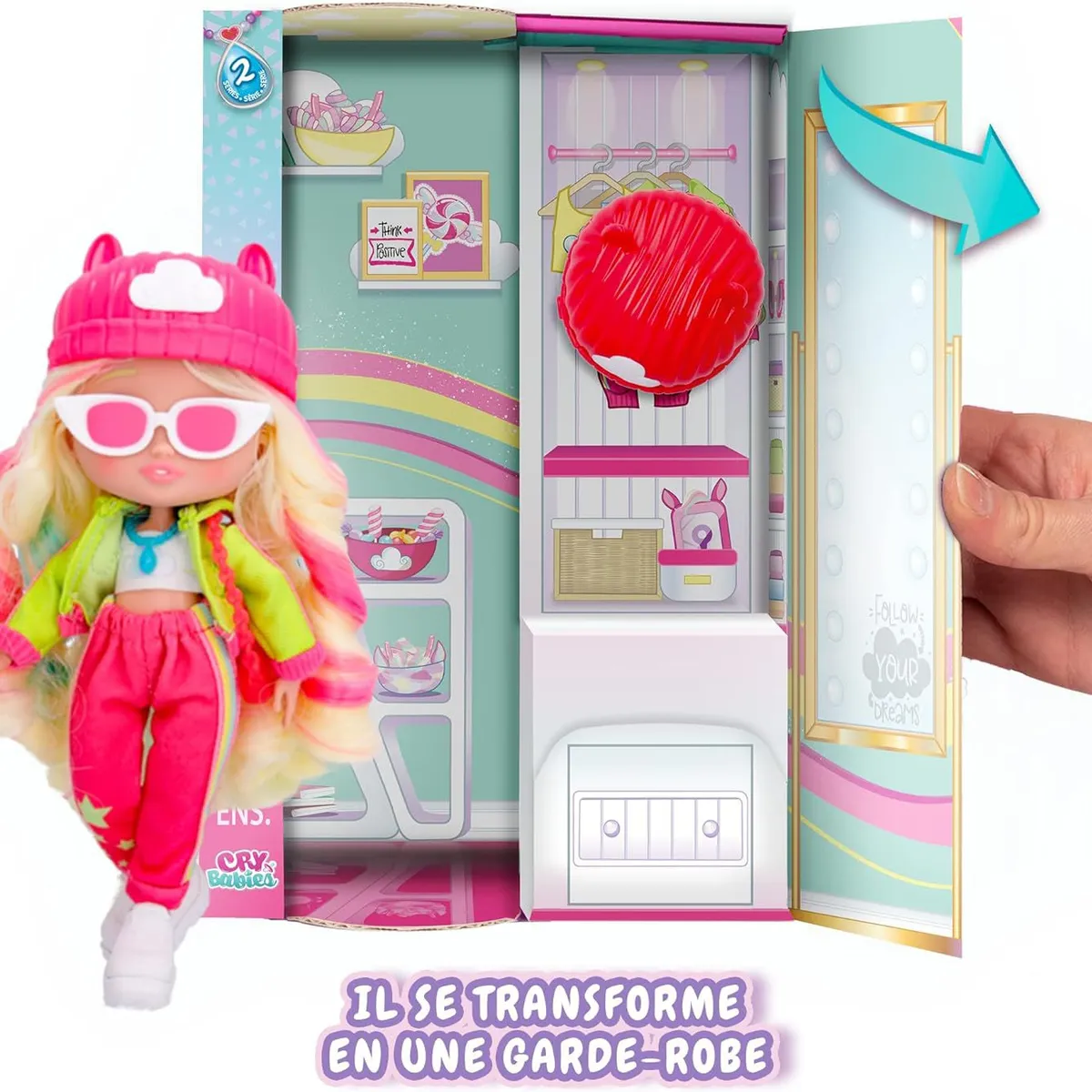 CRY BABIES - Muñeca Bff By Cry Babies Hannah 7.8 Pulgadas